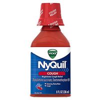 Vicks NyQuil Cough Liquid Cherry - 8 oz, Pack of 6