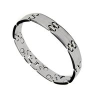 Accents Kingdom Men's Titanium Magnetic Health Golf Bracelet T6