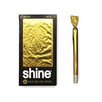 Shine Shine 24k Gold Rolling Papers King Size 1 Sheet | Single Sheet Gold Paper Great for Gift