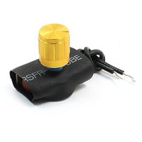 Semoic Blue Gold Tone Table Lamp Full Range Dimmer Rotary Switch 2 Way