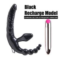 Escolourful 3 in 1 Amal Plug Silicone B-útt Plug Anâl Beads Amal Trainer Toy Adult Six Toys for Women Men Beginners