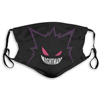 2pcs Ma-sk Gengar Nightmare PM2.5 Non-Medical Dust with Replaceable Filter Elements