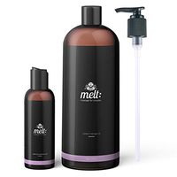 Melt Almond Sensual Massage Oil 16oz + Free Couples Massage Tutorial + Bonus Travel Bottle + 3 Caps. Relaxing, Therapeutic, Soft, Moisturizing Skin Therapy | Make Your Partner Melt Sweet Almond Oil