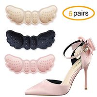 [6 Pairs] Heel Cushion Snugs Inserts Heel Grips Heel Pads-Heel Blister Protectors for Loose Shoes, Too Big Shoes