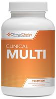 Clinical Choice - Clinical Multi - Complete Multivitamin Supplement for Men and Women - Vitamin A B C D E, Biotin, Calcium, Folic Acid - Promoties Hair, Skin, Nail Growth - Strengthens Immune System -