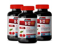 Heart Care Supplement - B-12 METHYLCOBALAMIN - SUBLINGUAL - Premium Vitamin Supplements - Vitamin b12 Energy Booster - 3 Bottles 360 Fast Dissolve Tablets