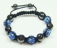 Cynthia's Collection Buddha Bracelet Unisex & Adjustable In Black & Blue (Item Includes Gift Box)