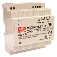 AC to DC DIN-Rail Power Supply 15 Volt 4 Amp 60 Watt