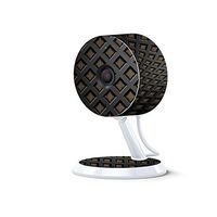 MightySkins Skin Compatible with Amazon Cloud Cam - Black Wall | Protective, Durable, and Unique Vinyl Decal wrap Cover | Easy to Apply, Remove, and Change Styles | Made in The USA
