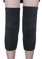 Woman Men Winter Warm Knee Brace Support Pads Thicken Fleece Lined Cashmere Knee Warmer Sleeve Leg Sleeves Protector Anti-Slip Thermal Knee Brace Wraps Leg Warmer Kneelet