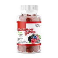 BeautyFit BeautyIron Iron Gummies for Women, Support for Healthy Iron Levels and Energy Without Nausea or Constipation, Vegan-Approved, Gelatin-Free, 99 Count