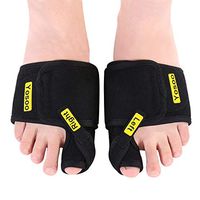 ZZYYZZ Bunion Corrector,Adjustable Soft Splints Brace Big Toe Straighteners Separators Nighttime Support Relief for Hallux Valgus, Overlapping Toe, Turf Toe, Bunion Pain Aid 1 Pair