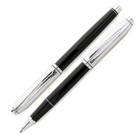 Cross Townsend Art Deco Tango Black Lacquer with Rhodium Tuxedo Selectip Rolling Ball Pen