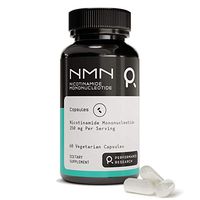 NMN (Nicotinamide Mononucleotide) Supplement by Performance Research - 250mg per Serving (125mg x 60 Capsules) - Superior NAD+ Booster to NR (Nicotinamide Riboside) - Anti Aging NAD Plus Supplement