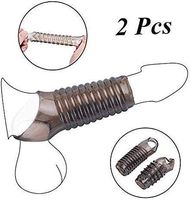 WSCJLP 2PCS Reusable Pênís Sleeve Enlarger Extension Sheath Enhancing Longer Harder Stronger Pennis Extender Large for Men