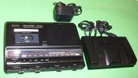 Sanyo TRC 6050 Memoscriber Microcassette Transcription Transcriber Machine
