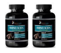 Bodybuilding Supplements Testosterone - Amino ACIDS 1000 mg Complex - Extra Strength - l-leucine Capsules - 2 Bottles 200 Capsules