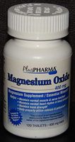 Magnesium Oxide Tablets, 400mg, 120ct (4 Pack)