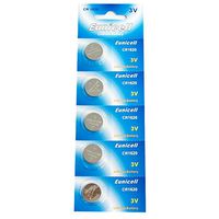 Eunicell CR1620 5009LC Lithium Blister Pack 3V 3 Volt Coin Cell Batteries (5 pcs)