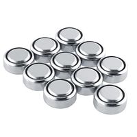 10pcs LR44 A76 Small Alkaline Battery Power Supply Button Battery Cell 1.5V