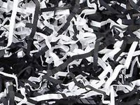 Buy All Store Heavy Duty Black & White Gift Basket Shred Crinkle Paper Grass Filler Bedding (4 Oz Bag)