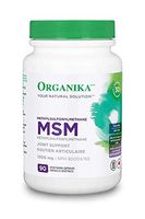 Organika MSM (Methyl-Sulfonyl-Methane), 1000 mg (90 Capsules)