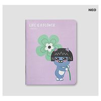 Kakao Talk Kakao Friends Floral Lined Mini Notebook Note Pad (Neo)