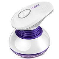 CONFU Lint Remover, Portable Sweater Fabric Fuzz Shaver Fabric Defuzzer for Clothes,Cotton Slippers,Sofa,Blanket,Curtain and More 1 Extra Replaceable Shave Blade Included(USB Rechargeable)