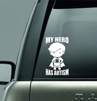 Cheyan My Hero Has Autism Vinyl Art Decal Sticker for Car Truck Laptop Decoration