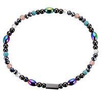 DLNCTD 12 Types Weight Loss Magnet Anklet Colorful Stone Magnetic Therapy Bracelet Weight Loss Product Slimming Health Care Jewelry,02