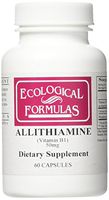 Ecological Formulas Allithiamine Vitamin B1 50 Mg, White, 60 Count