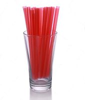BarConic 6" Straws - Red