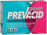 Prevacid 24Hr Capsules - 14 ct, Pack of 5