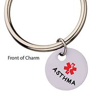 Asthma Medical Alert Keyring
