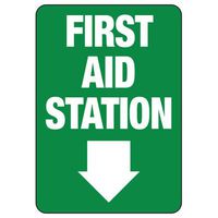 SN-10Hx7W-PLA-PLY-FIRST AID Station W/AR10" H x 7" W Plastic Not Laminated