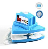 Fcare Double-Sided Window Cleaning Brush Glass Wiper Magnetic Cleaning Tools, Outside Window Cleaner Magnetic, 5-Gear Adjustable for high Rise Window Cleaning Windows Thickness 0.3"-1.2" (Blue)