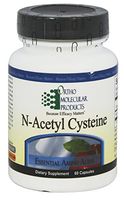 Ortho Molecular Product N-Acetyl Cysteine -- 60 Capsules
