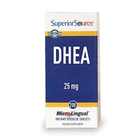 Superior Source DHEA Nutritional Supplements, 25mg, 200 Count