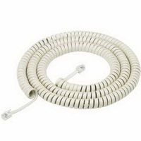AUDIOVOX TP282ARV Modular Handset Cord, 25-Feet, Almond
