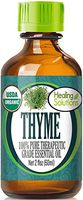 Organic Thyme Essential Oil (100% Pure - USDA Certified Organic) Best Therapeutic Grade Essential Oil - 60ml