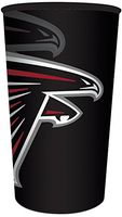 Creative Converting Officially Licensed NFL Plastic Souvenir Cups, 20-Count, 22-Ounce, Atlanta Falcons