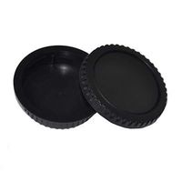 BGOO Dustproof Rear Lens Cover + Camera Body Front Cap for Canon EOS EF EF-S DSLR SLR Lens