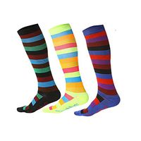 Copper Compression Socks for Men & Women(3 Pairs)- Best For Running,Athletic,Medical,Pregnancy and Travel 15-20mmHg