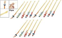 Set of Bamboo Earpicks / Ear Cleaners / Earwax Removers (15 pcs or 5 pcs by your own selection) (15 pcs)