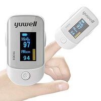 Calmson Finger Clip Oximeter, Blood Oxygen Saturation Detector Handheld Pulse Monitor with LED Display