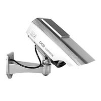Best Dummy Camera Solar Powered - Blinking Red LED Light - Internal Lithium Rechargeable Battery - Never Buy Batteries Again - D