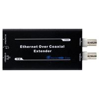 HDView Ethernet & Power Over Coax Adapter Converter, EoC PoC, BNC & RJ45 Jacks, Send Ethernet and PoE Power Signal 3200ft Over Coaxial Cable, Convert IP Cameras to Analog Cameras (Transmitter)