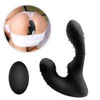 Male Prǒstate Massager Automatic Heating 360° Rotation Slient Soft Skin-Friendly for Back Neck Shoulder Relaxation Deep Tissue Massage Multiple Vibration Speed and Patterns Tshirt - Vibrant