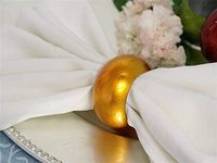 Orange Napkin Rings Acrylic