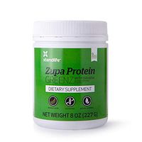 Xtend-Life Zupa Protein GREENZ Dietary Supplement with Banana, Rich in BCAAs, Organic Spirulina, and Chlorella, Helps Muscle Tone & Skin, Free Shaker